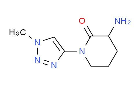 CAS No. 1355172-06-3, 3-Amino-1-(1-methyl-1H-1,2,3-triazol-4-yl)piperidin-2-one