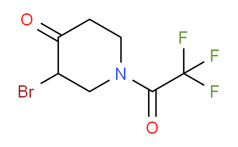 CAS No. 1004764-03-7, 3-Bromo-1-(2,2,2-trifluoroacetyl)piperidin-4-one