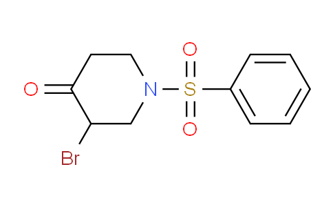 CAS No. 919491-04-6, 3-Bromo-1-(phenylsulfonyl)piperidin-4-one
