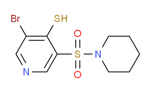 CAS No. 1352499-92-3, 3-Bromo-5-(piperidin-1-ylsulfonyl)pyridine-4-thiol