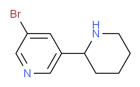 CAS No. 179119-97-2, 3-Bromo-5-(piperidin-2-yl)pyridine