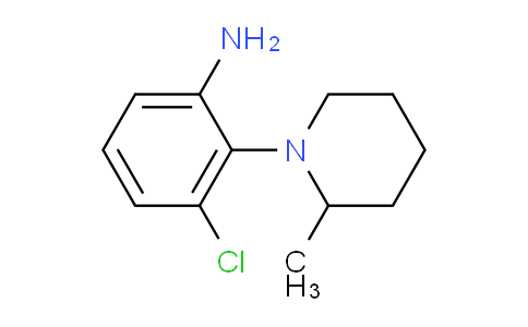 CAS No. 926215-13-6, 3-Chloro-2-(2-methylpiperidin-1-yl)aniline