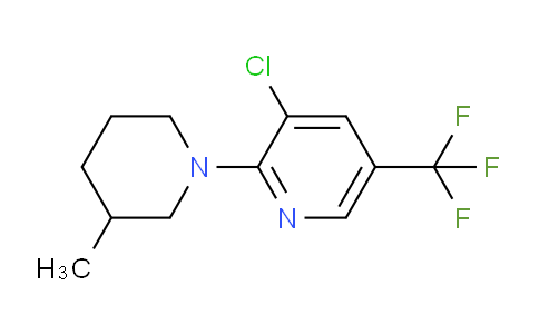 CAS No. 1220036-31-6, 3-Chloro-2-(3-methylpiperidin-1-yl)-5-(trifluoromethyl)pyridine