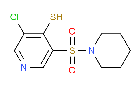 CAS No. 1352507-14-2, 3-Chloro-5-(piperidin-1-ylsulfonyl)pyridine-4-thiol
