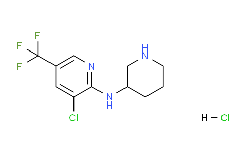 CAS No. 1185319-67-8, 3-Chloro-N-(piperidin-3-yl)-5-(trifluoromethyl)pyridin-2-amine hydrochloride