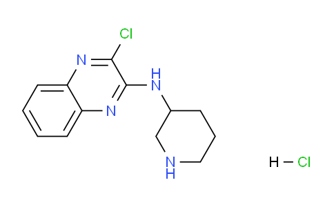 CAS No. 1185311-59-4, 3-Chloro-N-(piperidin-3-yl)quinoxalin-2-amine hydrochloride