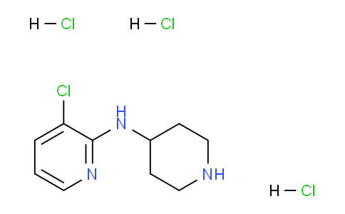 CAS No. 1774898-69-9, 3-Chloro-N-(piperidin-4-yl)pyridin-2-amine trihydrochloride