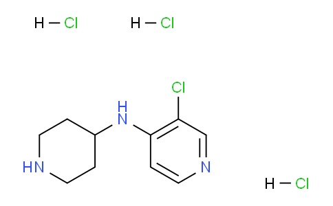 CAS No. 1779134-07-4, 3-Chloro-N-(piperidin-4-yl)pyridin-4-amine trihydrochloride