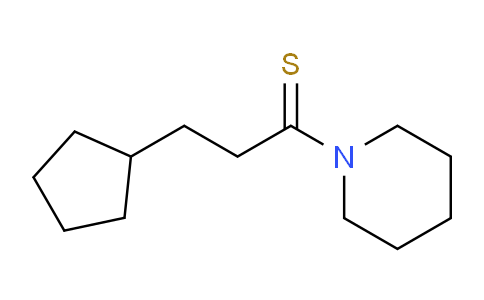 CAS No. 289677-08-3, 3-Cyclopentyl-1-(piperidin-1-yl)propane-1-thione