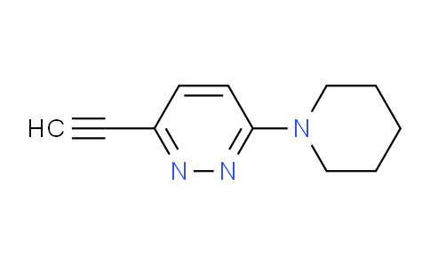 CAS No. 1708269-15-1, 3-Ethynyl-6-(piperidin-1-yl)pyridazine