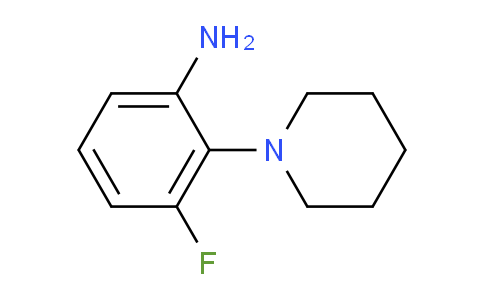 CAS No. 1233951-80-8, 3-Fluoro-2-(piperidin-1-yl)aniline