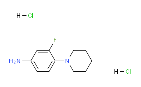 CAS No. 1185295-16-2, 3-Fluoro-4-(piperidin-1-yl)aniline dihydrochloride