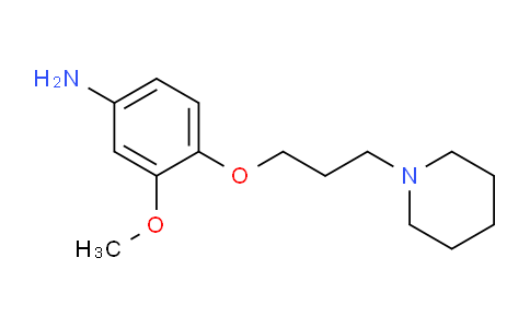 CAS No. 805201-62-1, 3-Methoxy-4-(3-(piperidin-1-yl)propoxy)aniline
