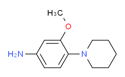 CAS No. 186090-34-6, 3-Methoxy-4-(piperidin-1-yl)aniline