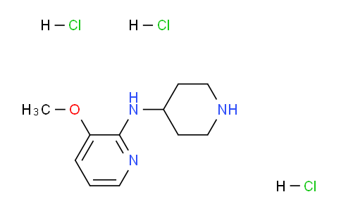 CAS No. 1774897-68-5, 3-Methoxy-N-(piperidin-4-yl)pyridin-2-amine trihydrochloride