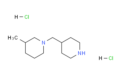 CAS No. 1211484-99-9, 3-Methyl-1-(piperidin-4-ylmethyl)piperidine dihydrochloride