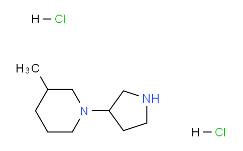 1219957-56-8 | 3-Methyl-1-(pyrrolidin-3-yl)piperidine dihydrochloride