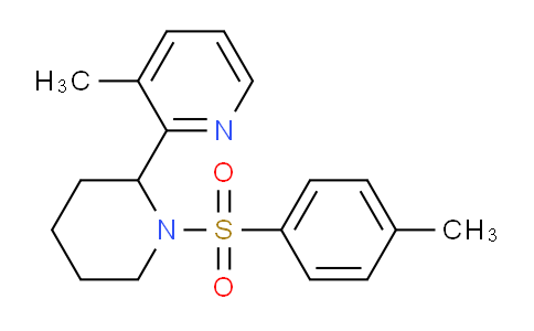 CAS No. 1352508-35-0, 3-Methyl-2-(1-tosylpiperidin-2-yl)pyridine
