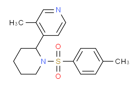 CAS No. 1352528-55-2, 3-Methyl-4-(1-tosylpiperidin-2-yl)pyridine