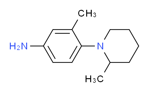 CAS No. 1094544-19-0, 3-Methyl-4-(2-methylpiperidin-1-yl)aniline