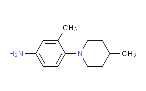 CAS No. 1152822-12-2, 3-Methyl-4-(4-methylpiperidin-1-yl)aniline