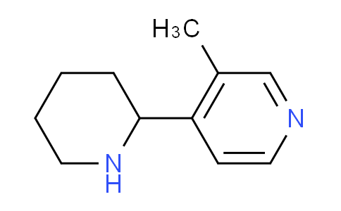 CAS No. 1270484-80-4, 3-Methyl-4-(piperidin-2-yl)pyridine