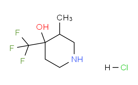 CAS No. 1951439-16-9, 3-Methyl-4-(trifluoromethyl)piperidin-4-ol hydrochloride