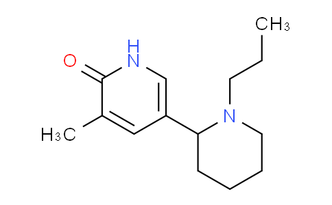 CAS No. 1352509-75-1, 3-Methyl-5-(1-propylpiperidin-2-yl)pyridin-2(1H)-one