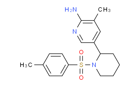 CAS No. 1352511-70-6, 3-Methyl-5-(1-tosylpiperidin-2-yl)pyridin-2-amine