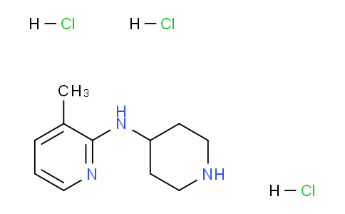 CAS No. 1779129-90-6, 3-Methyl-N-(piperidin-4-yl)pyridin-2-amine trihydrochloride