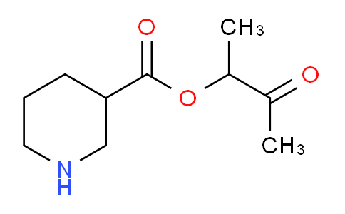 CAS No. 2637-75-4, 3-Oxobutan-2-yl piperidine-3-carboxylate