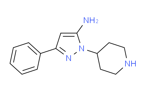 CAS No. 1389315-07-4, 3-Phenyl-1-(piperidin-4-yl)-1H-pyrazol-5-amine
