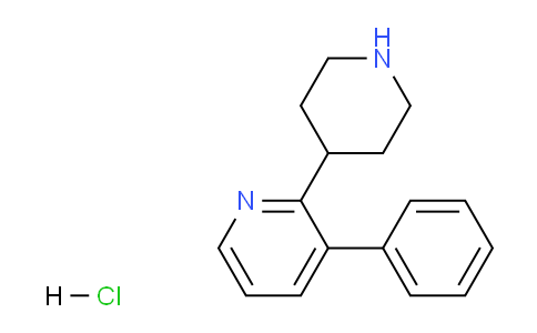 CAS No. 1349875-44-0, 3-Phenyl-2-(piperidin-4-yl)pyridine hydrochloride