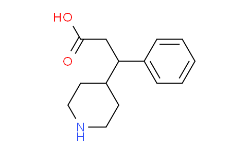CAS No. 1226099-79-1, 3-Phenyl-3-(piperidin-4-yl)propanoic acid