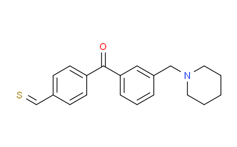 CAS No. 898792-87-5, 3-Piperidinomethyl-4'-thiomethylbenzophenone
