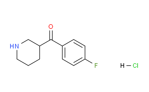 CAS No. 118412-66-1, 3-[(4-Fluorophenyl)carbonyl]piperidine hydrochloride