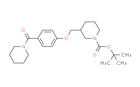 CAS No. 1146080-55-8, 3-[4-(Piperidine-1-carbonyl)-phenoxymethyl]-piperidine-1-carboxylic acid tert-butyl ester