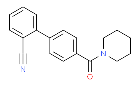 CAS No. 1365272-35-0, 4'-(Piperidine-1-carbonyl)-[1,1'-biphenyl]-2-carbonitrile