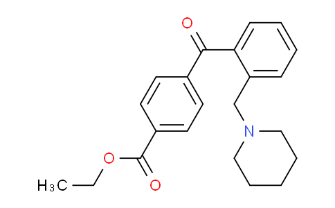 CAS No. 898751-98-9, 4'-Carboethoxy-2-piperidinomethyl benzophenone