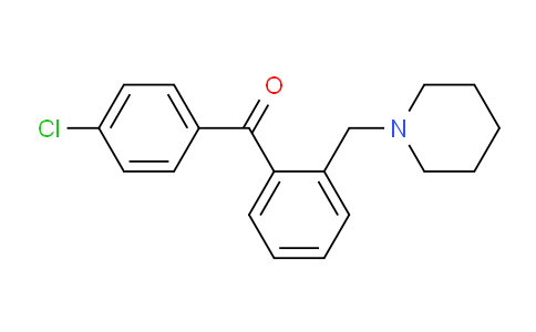 CAS No. 898773-12-1, 4'-Chloro-2-piperidinomethyl benzophenone
