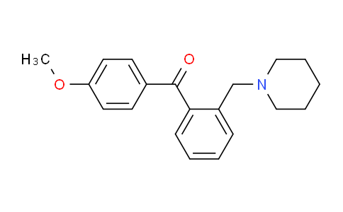 CAS No. 898751-80-9, 4'-Methoxy-2-piperidinomethyl benzophenone