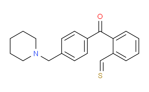 CAS No. 898771-23-8, 4'-Piperidinomethyl-2-thiomethylbenzophenone