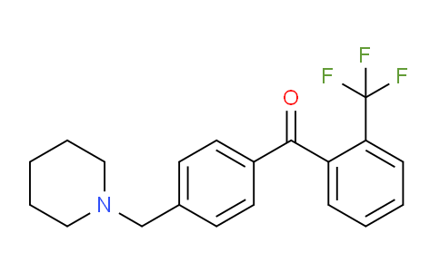 CAS No. 898775-32-1, 4'-Piperidinomethyl-2-trifluoromethylbenzophenone