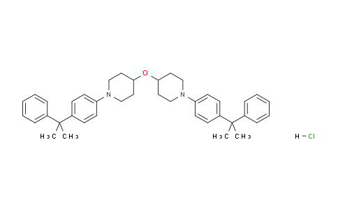 CAS No. 1185296-87-0, 4,4'-Oxybis(1-(4-(2-phenylpropan-2-yl)phenyl)piperidine) hydrochloride