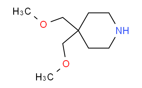 CAS No. 1084976-73-7, 4,4-Bis(methoxymethyl)piperidine