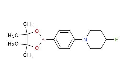 CAS No. 1613259-62-3, 4,4-Difluoro-1-(4-(4,4,5,5-tetramethyl-1,3,2-dioxaborolan-2-yl)phenyl)piperidine