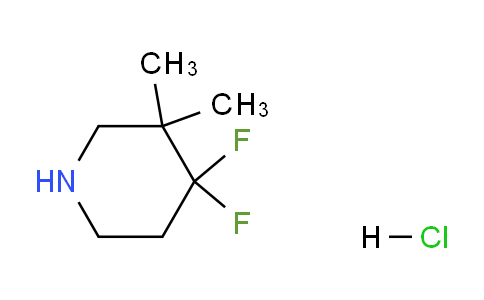 CAS No. 1198285-09-4, 4,4-Difluoro-3,3-dimethylpiperidine hydrochloride