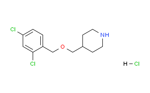 CAS No. 1219981-04-0, 4-(((2,4-Dichlorobenzyl)oxy)methyl)piperidine hydrochloride