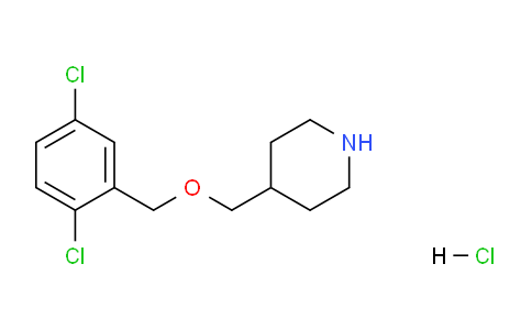 CAS No. 1289388-08-4, 4-(((2,5-Dichlorobenzyl)oxy)methyl)piperidine hydrochloride