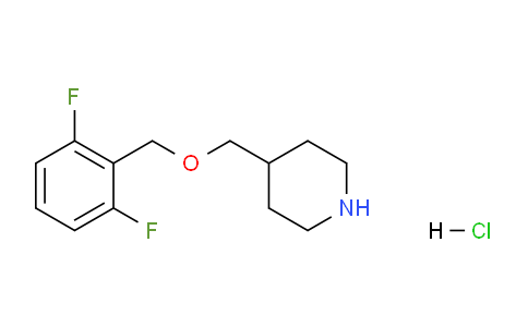 CAS No. 1220020-16-5, 4-(((2,6-Difluorobenzyl)oxy)methyl)piperidine hydrochloride